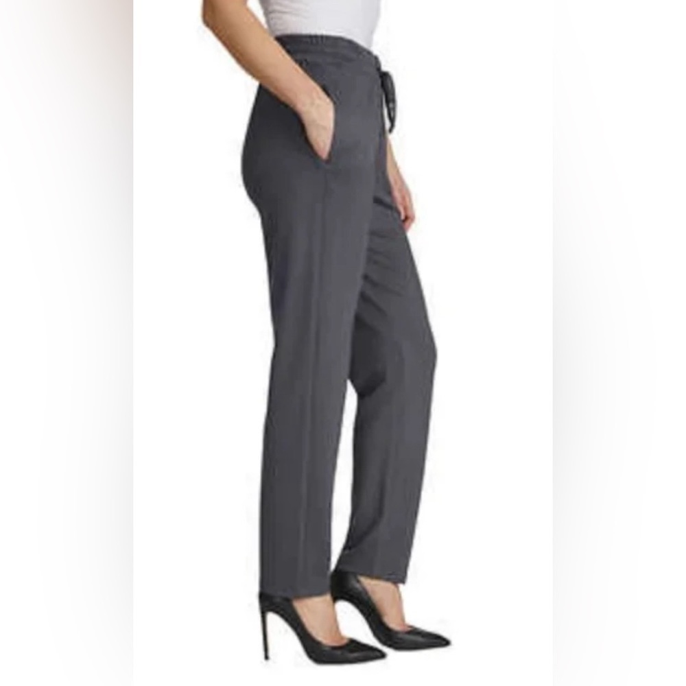 BADGLEY MISCHKA Sz L Elastic Waistband Drawstring Jersey Knit Pull On Pants